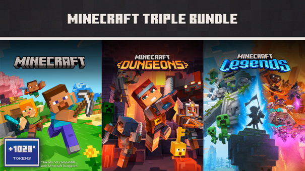 Minecraft Triple Bundle XBOX One / Xbox Series X|S CD Key CD klíč 1