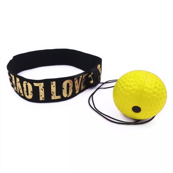 Minge de box cu bentita galben