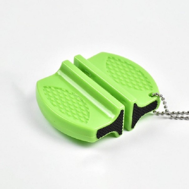 Mini afilador de cuchillos verde Mini afilador de cuchillos verde