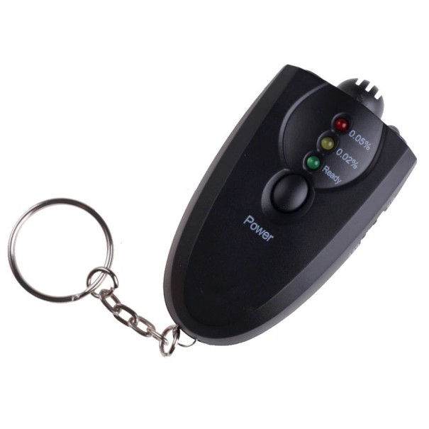 Mini alkoholtester på nøgler 1