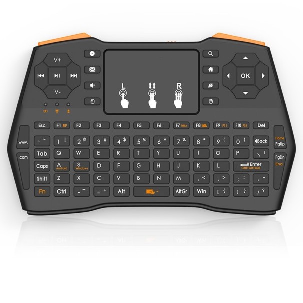 Mini bezdrôtová klávesnica s touchpadom K368 2