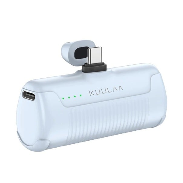 Mini bezdrôtová powerbanka USB-C 4500 mAh svetlo modrá