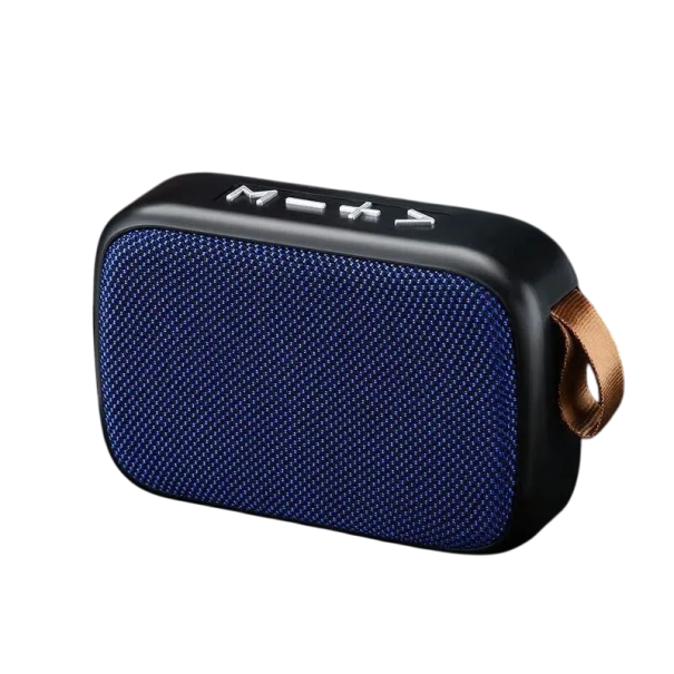 Mini bezdrôtový Bluetooth reproduktor 3W Prenosný Subwoofer s FM rádiom Slot na TF kartu USB disk modrá