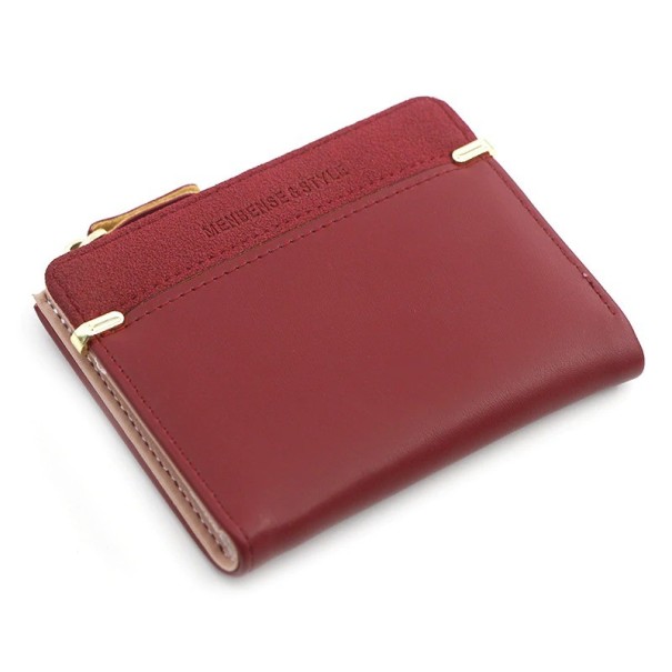 Mini billetera de mujer M134 burdeos