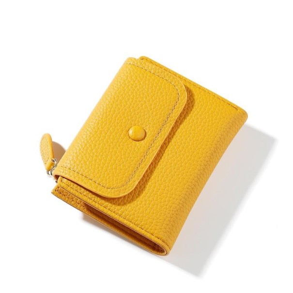 Mini billetera de viaje para mujer M279 amarillo