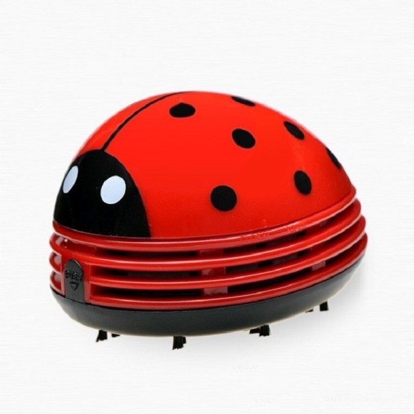 Mini-bureaustofzuiger rood