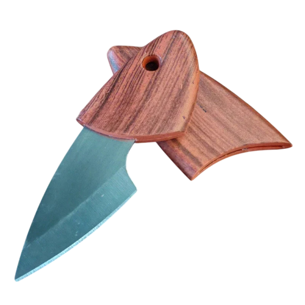 Mini coltello tascabile 10,3x5,2x4,2 cm Coltello portatile multiuso affilato per frutta Coltello da disassemblaggio espressamente tascabile 1