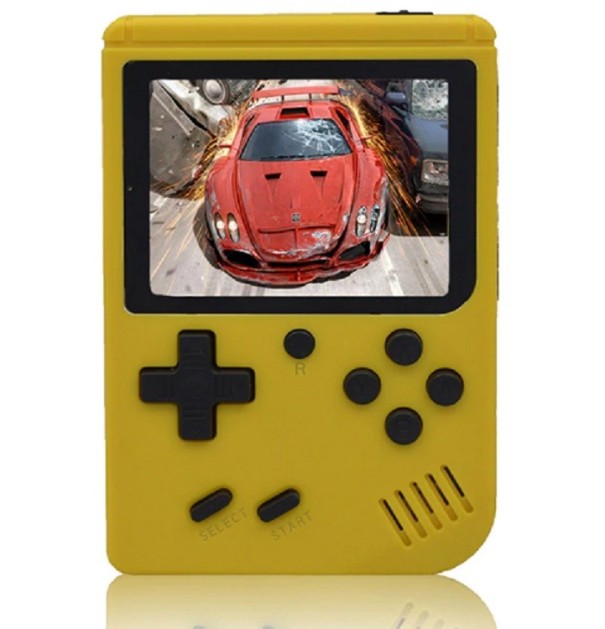 Mini console di gioco portatile J1928 giallo