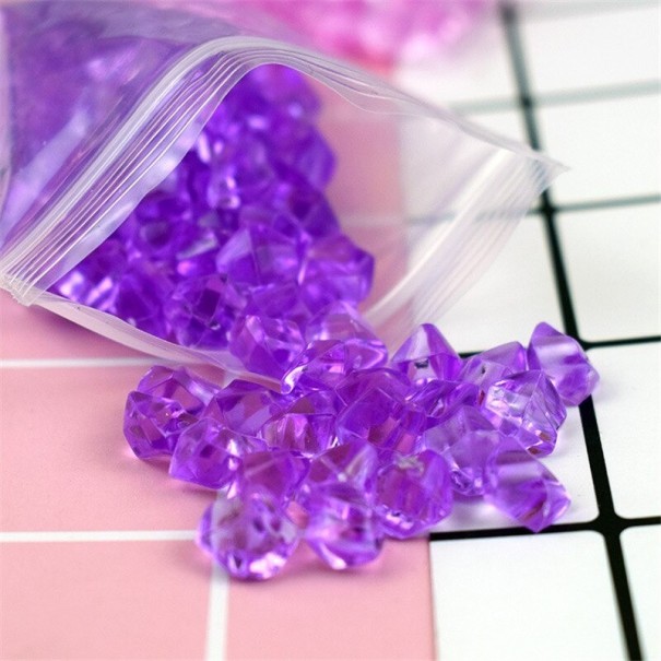Mini cristales para slime 200 uds morado