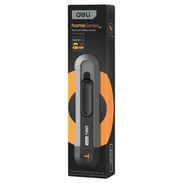 Mini cuchillo de seguridad con funda Cuchillo plegable para cortes detallados de papel, papel tapiz, pegatinas Herramienta manual compacta 1