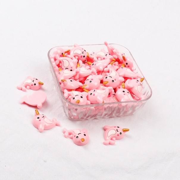 Mini decoraciones 10 piezas C509 rosa