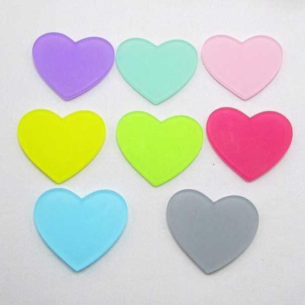 Mini decoraciones de corazón 30 piezas multicolor
