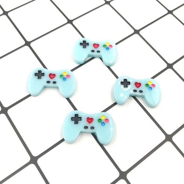 Mini décoration manette de jeu 10 pcs bleu clair