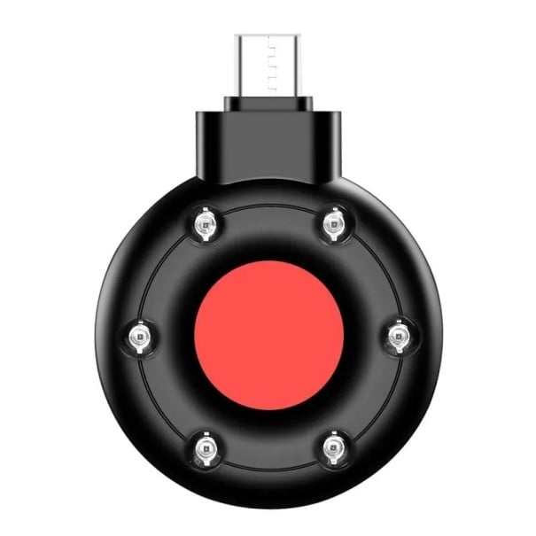 Mini detetor de câmaras ocultas 45 x 55 cm Tipo-C Detetor portátil de escutas e localizadores GPS Controlo a partir do telefone Scanner de segurança 1