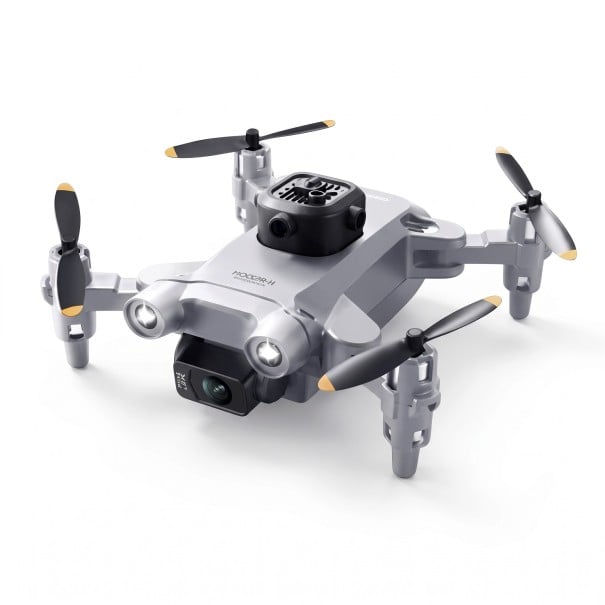 Μίνι drone 4DRC V30 με διπλή 4K κάμερα FPV και αποφυγή εμποδίων Εμβέλεια ελέγχου 800 μ Συναρμολογούμενο Γκρι Για φωτογράφηση και βιντεοσκόπηση 1