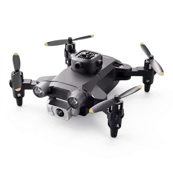 Mini droni 4DRC V30 kaksois 8K kameralla FPV Viiden suuntainen esteiden väistökyky Kantama 800 m Kokoontaitettava Musta Ilmakuvaukseen ja videointiin 1
