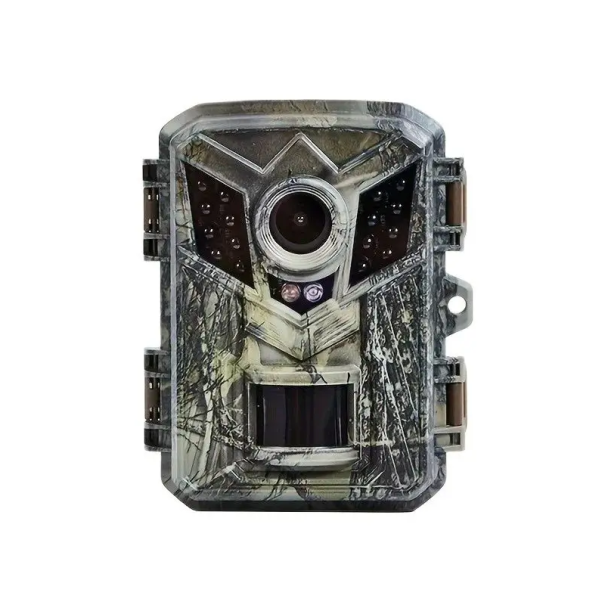 Mini fotocamera da caccia 16MPx 1080P Impermeabile con visione notturna infrarossa 10m Custodia resistente in PC Dimensioni compatte 11,3x7,8cm 1