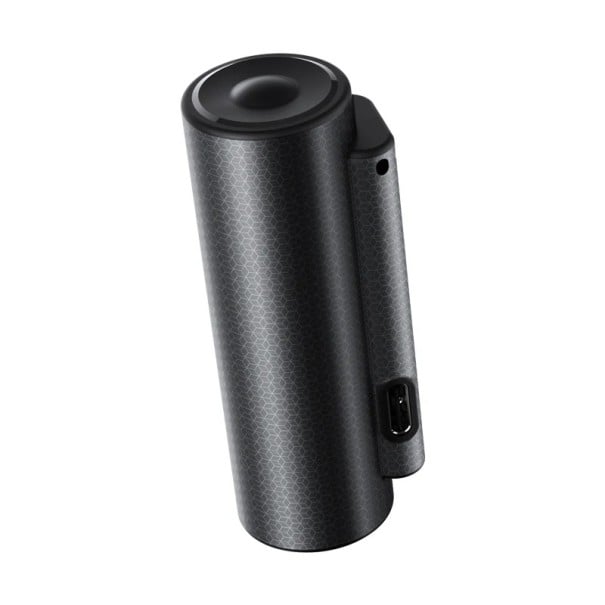 Mini hlasový záznamník 64 GB s kapacitou až 600 hodin Digitální diktafon s vestavěnou lithiovou baterií 72 x 27 x 23 mm Černá barva 1