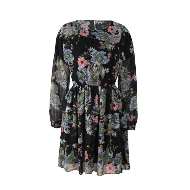 Mini-jurk met print voor dames A2795 M 3