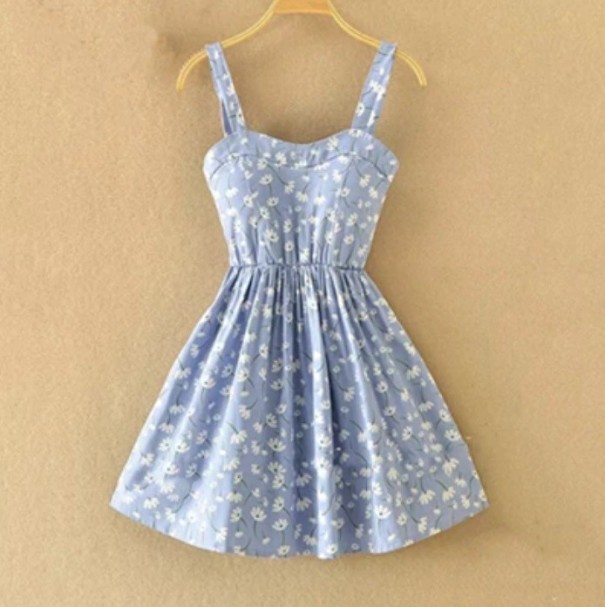 Mini-jurk met ruches voor dames 21