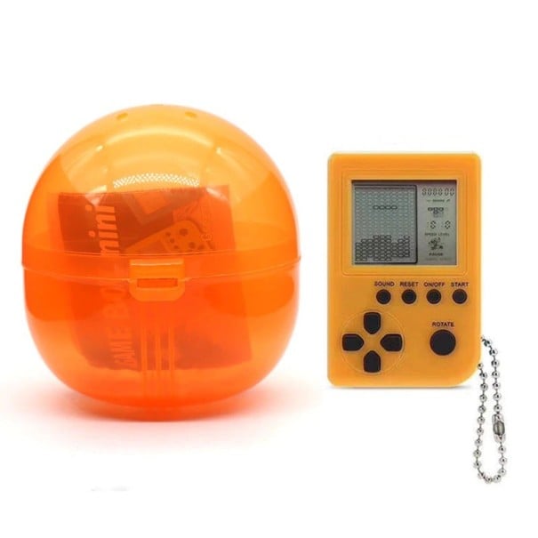 Mini Keychain Game Console J918 orange
