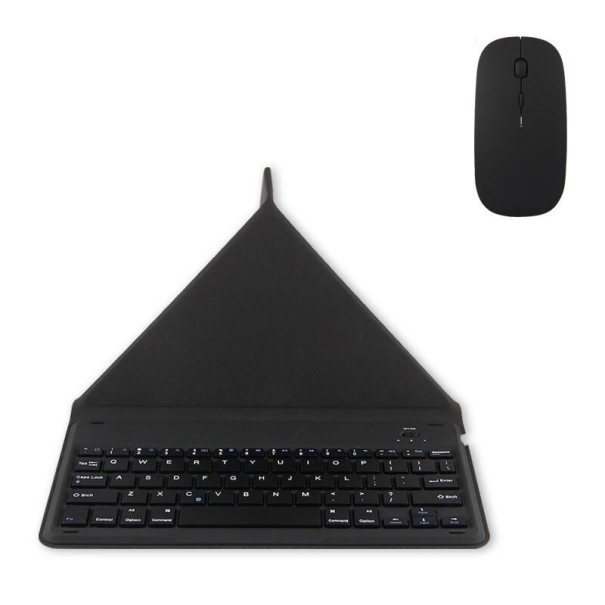 Mini klávesnice se stojanem a myší černá