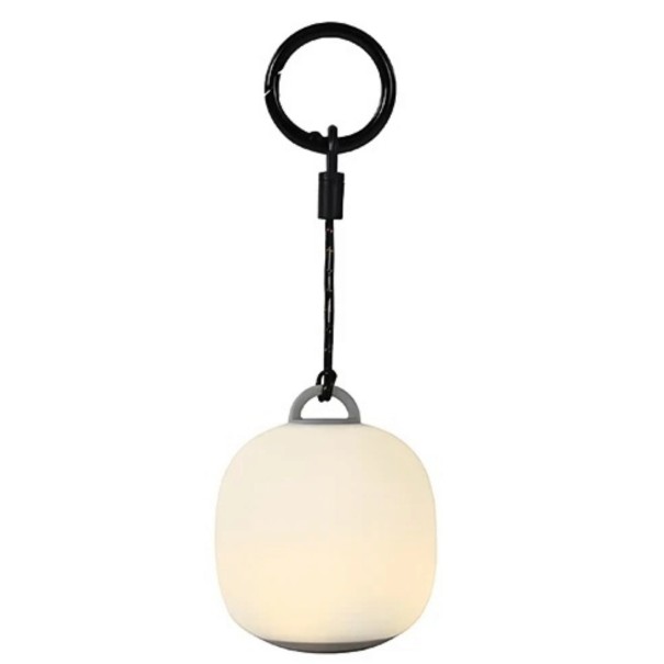 Mini LED lâmpada de camping em forma de ovo 65 x 55 mm 900 mAh USB-C Abajur de silicone Luz quente e vermelha SOS Branca 1
