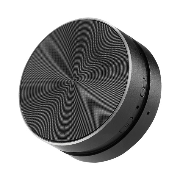Mini luidspreker 40 x 25 mm Geluidsoverdracht op houten glazen doos Bluetooth FM-microfoon kleurkeuze zwart zilver rood zwart