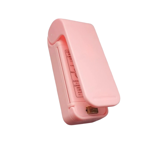 Mini manuell folieförseglare rosa