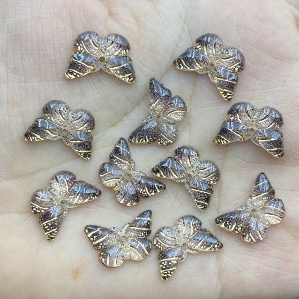 Mini mariposas decorativas 40 uds. negro
