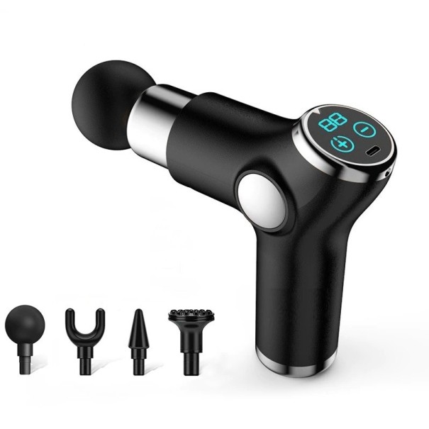 Mini massagepistool zwart