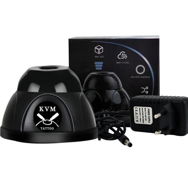 Mini mezclador vortex 7000 RPM de plástico ABS Mezclador eléctrico para tinta de tatuaje, esmaltes de uñas y pinturas con base de succión y enchufe 1
