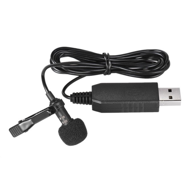 Mini microphone avec clip - Noir 1