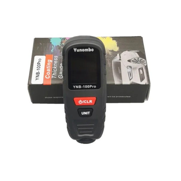 Mini misuratore di spessore della vernice per auto Yunombo YNB-100Pro tester di vernice per carrozzeria gamma 0-1800 μm per ferro e alluminio 1