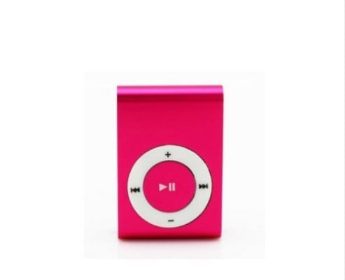 Mini MP3-afspiller rosa