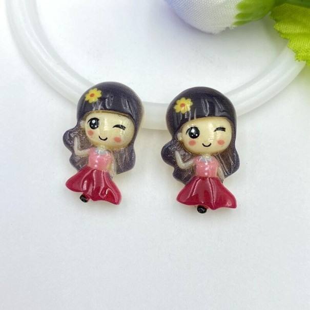 Mini muñeca decoración 16 piezas 6