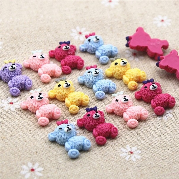 Mini nalle dekoration 20 st A2877 1