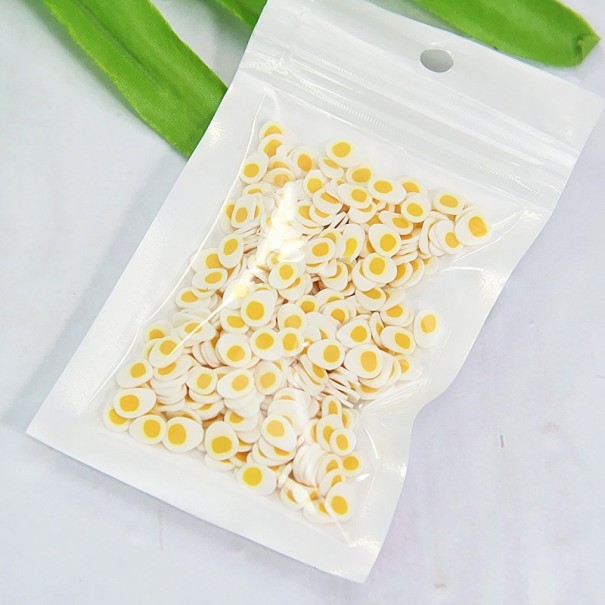 Mini ornamente pentru slime 10 g galben