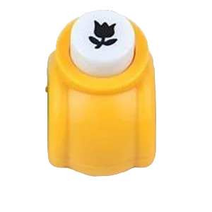 Mini Paper Punch in the Shape of a Rose Rose-Shaped Paper Punch for Children Children's Rose Punch 3 x 2.5 x 3.2 cm 1