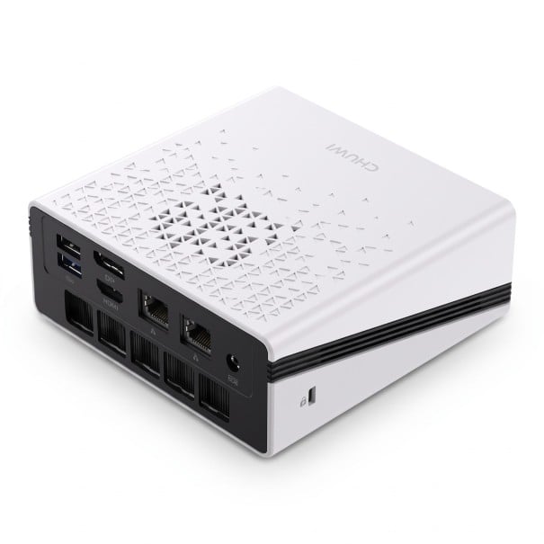 Mini PC CHUWI AMD Ryzen 6600H 16 GB RAM 512 GB SSD Windows 11 4K WiFi 128 x 130,5 x 57 mm Silver Stationär dator för kontor och hem 1
