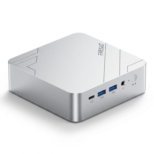 Mini PC Firebat F1 P AMD Ryzen 7 H 255 DDR5 16 GB sau 24 GB SSD 512 GB sau 1 TB Windows 11 Pro Wi-Fi 6 USB 4.0 Argintiu Computer de gaming 1