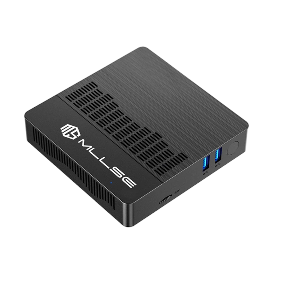 Mini počítač MLLSE 119 × 119 × 24,5 mm 6 GB RAM + 128 GB SSD Kompaktné tiché Mini PC s USB 3.0 portami a HDMI výstupom pre kanceláriu a domácnosť 1