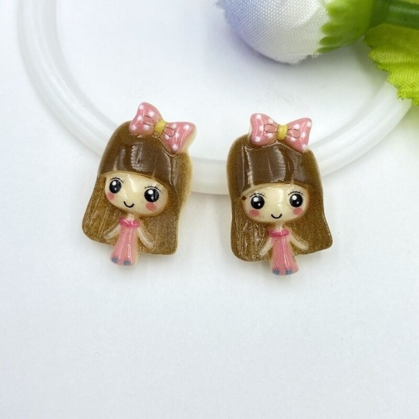 Mini poppendecoratie 16 stuks 2