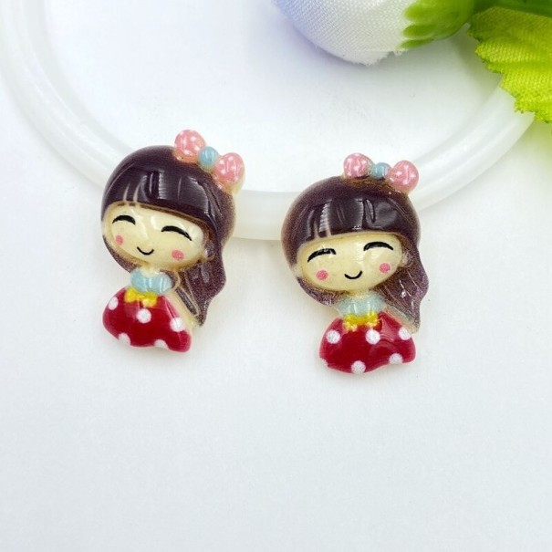 Mini poppendecoratie 16 stuks 8