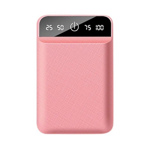 Mini power bank 4800 mAh rózsaszín