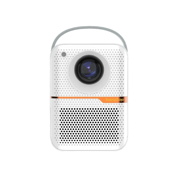 Mini proiector inteligent Android Portabil Home Theatre Proiector WiFi compact Home Player 2/16GB 1080P 15 x 15,3 x 10,7 cm alb