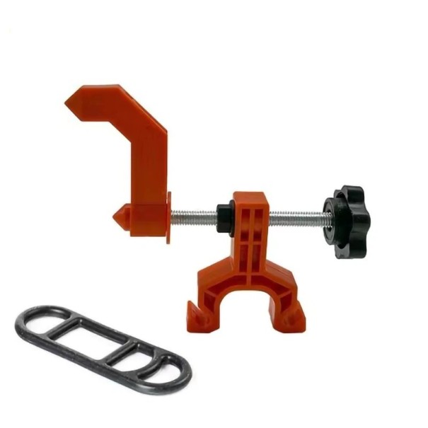 Mini Radzentrierständer Rrskit 80 g Tragbares Werkzeug zur Ausrichtung von MTB-Rädern Hilfsmittel zur Reparatur von Rädern mit Gummiband rot