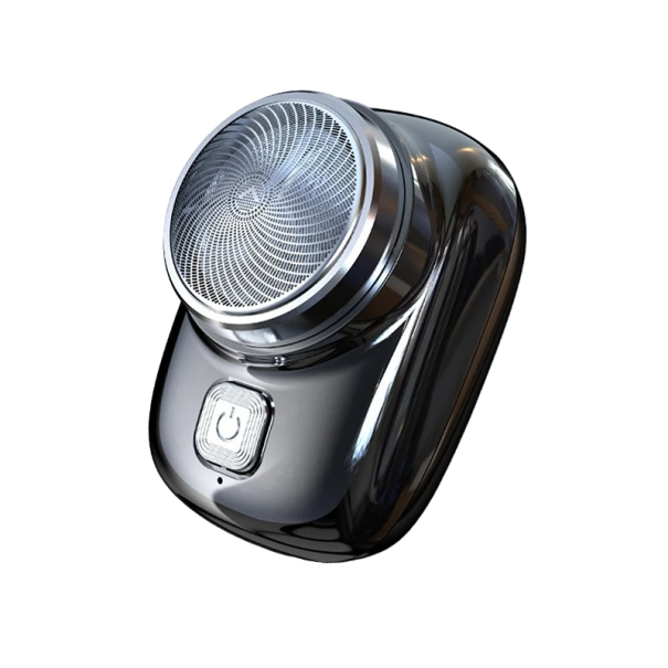 Mini rasoir électrique 7,3 x 4,6 x 4,7 cm Rasoir sans fil étanche Rasoir de voyage rechargeable pour hommes noir