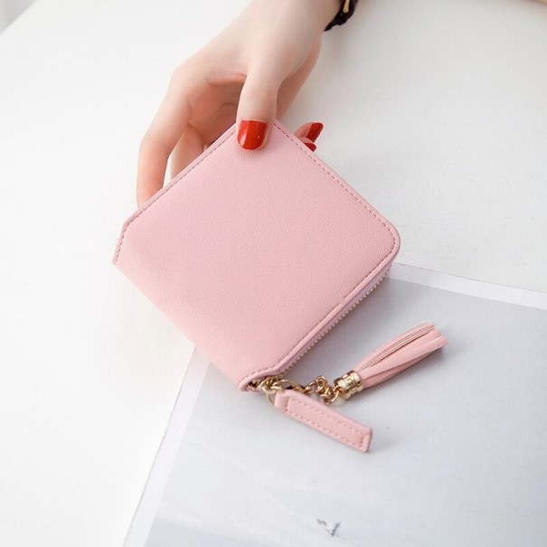 Mini-reisportemonnee voor dames M253 roze