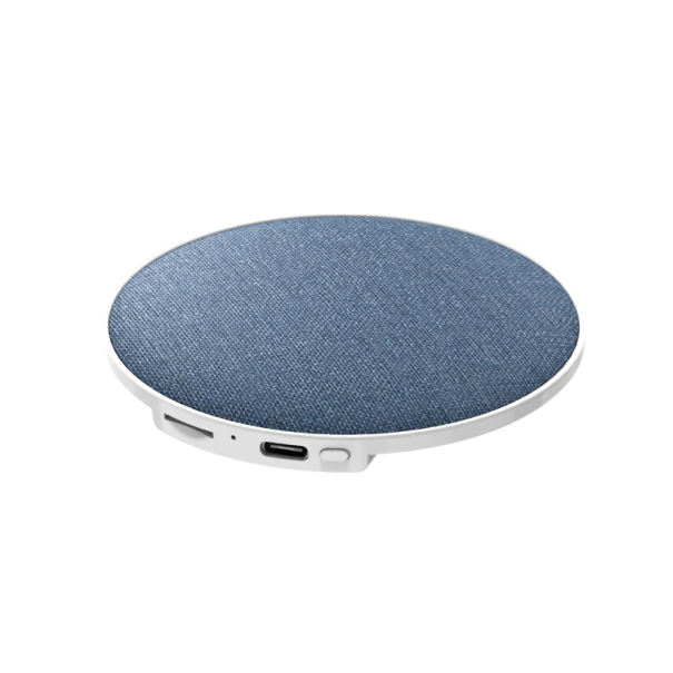 Mini reproduktor pod polštář Bluetooth 5.4 Hi-Fi zvuk dosah 10 m 200 mAh Type-C 12,2 x 12,1 x 2,3 cm ABS modrý pro spaní u postele 1